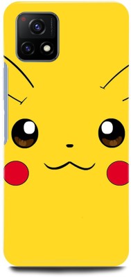 play fast Back Cover for Vivo Y72 5G, V2060 PIKACHU, POKEMON, CARTOON(Yellow, Hard Case, Pack of: 1)