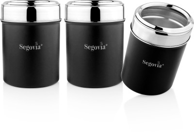 SEGOVIA Steel Grocery Container  - 1000(Pack of 3, Black)