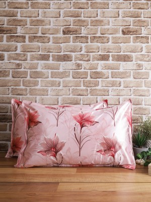 THE CONVERSION Blended Pillows Cover(Pack of 4, 43 cm*69 cm, Pink)