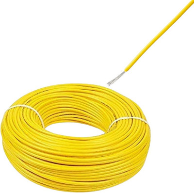 Elevea Aluminum 1 sq/mm Yellow 5 m Wire(Yellow)