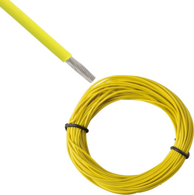 Raptas Aluminum 1 sq/mm Yellow 50 m Wire(Yellow)