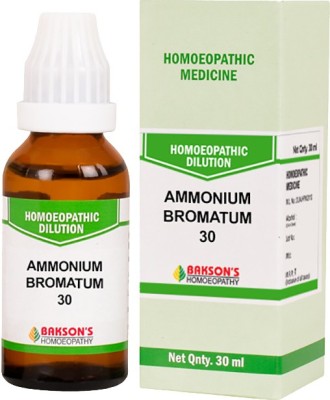 Bakson's Homoeopathy Ammonium Bromatum 30 Dilution(30 ml)