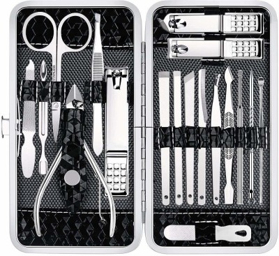 Eltihr Manicure Set Nail Clippers Pedicure Manicure Kit 18pc Stainless Steel(200 g, Set of 18)