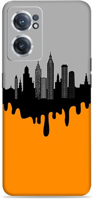 SkinoMania Nord-Ce2-(5G) Mobile Skin(Multicolour BLack-Orange)