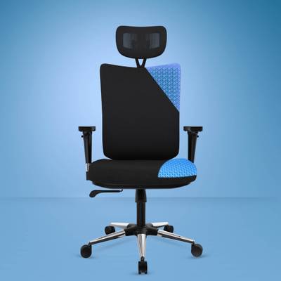 The Sleep Company Onyx SmartGRID Orthopedic Chair Nylon Office Executive Chair