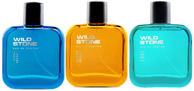 Wild Stone Edge,Hydra Energy and Night Rider Perfume Combo for Men,Pack of 3 (100ml each) Eau de Parfum  -  300 ml(For Men)