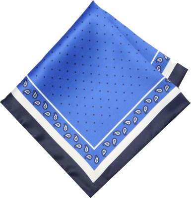 LEONARDI Printed Polyester Pocket Square