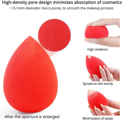 AMOSFIA Blender Puff Sponge for Powder, Cream, Multi Used