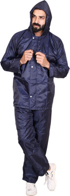 Click One Solid Men Raincoat