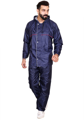 Click One Solid Men Raincoat