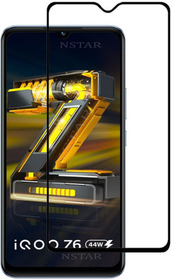 NSTAR Edge To Edge Tempered Glass for iQOO Z6 44W(Pack of 1)