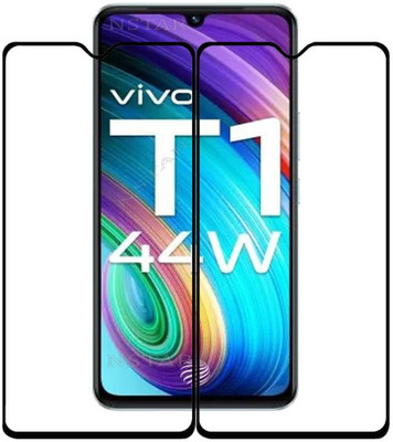 NSTAR Edge To Edge Tempered Glass for vivo T1 44W(Pack of 2)