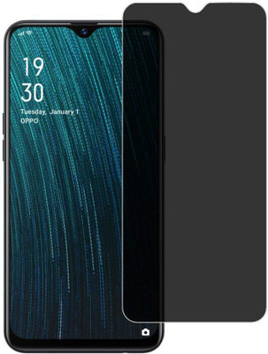 SAVD Edge To Edge Tempered Glass for oppo A12 Privacy Tempered Glass(Pack of 1)