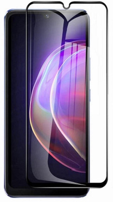 kentop Edge To Edge Tempered Glass for Vivo V21E(Pack of 1)