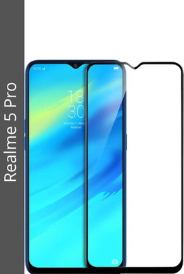 NEASH Edge To Edge Tempered Glass for Realme 5 Pro(Pack of 1)