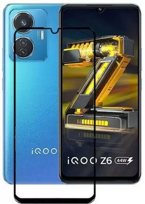 GDBUY Tempered Glass Guard for iQOO Z6 44W, iQ00 Z6 44W, iQOOZ6 44W, iQ00Z6 44W(Pack of 1)