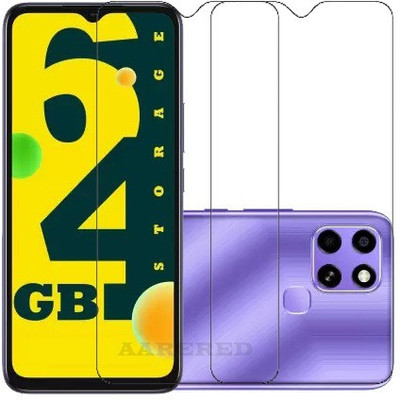 AARERED Tempered Glass Guard for Infinix Smart 6(Pack of 2)