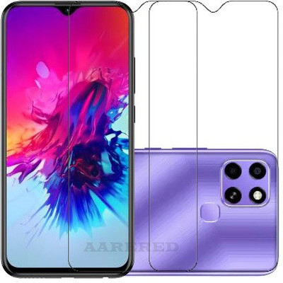 AARERED Tempered Glass Guard for Infinix Smart 6(Pack of 2)