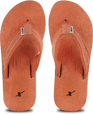 Sparx Men Flip Flops(Tan, Black , 8)