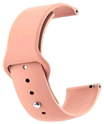 BLACK LOVIES 22MM SOFT SILICON BELT Smart Watch Strap(Pink)