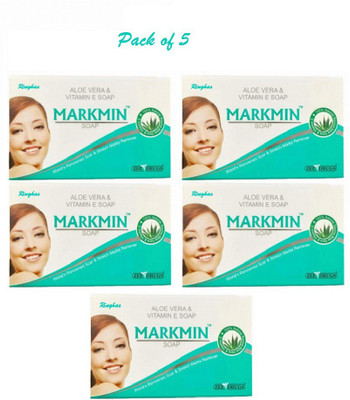 RINGHAS Markmin Soap For Renowned Scars & Stretch Marks Remover 5*75g ( Pack of 5 )(5 x 75 g)