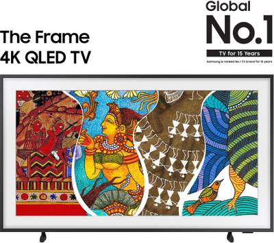 SAMSUNG The Frame 2021 Series 138 cm (55 inch) QLED Ultra HD (4K) Smart TV  (QA55LS03AAKLXL)