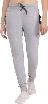 AHP Solid Women Grey Track Pants