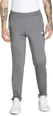 PUMA Solid Men Grey Track Pants