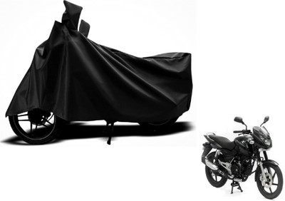 MOCKHE Two Wheeler Cover for Bajaj(Pulsar 150, Black)