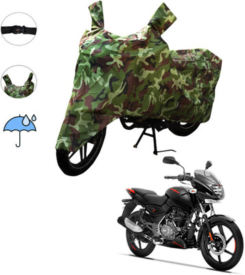 AUTOCAD Waterproof Two Wheeler Cover for Bajaj(Pulsar 125 Neon, Green)