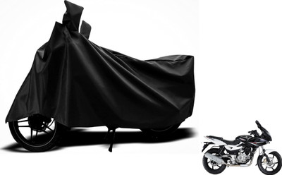 MOCKHE Two Wheeler Cover for Bajaj(Pulsar 220 DTS-i, Black)