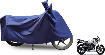 MOCKHE Two Wheeler Cover for TVS(Apache RTR 160, Blue)