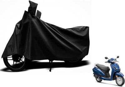 MOCKHE Two Wheeler Cover for Honda(Activa 6G, Black)