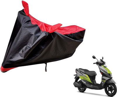 MOCKHE Two Wheeler Cover for Suzuki(Avenis 125, Black, Red)