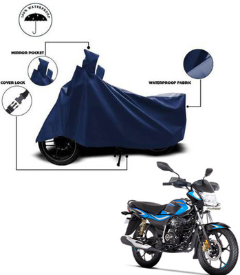 AUTOCAD Waterproof Two Wheeler Cover for Bajaj(Platina 125, Blue)