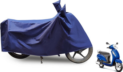 Auto Hub Two Wheeler Cover for Suzuki(Access 125, Blue)
