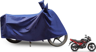 MOCKHE Two Wheeler Cover for Hero(Glamour, Blue)