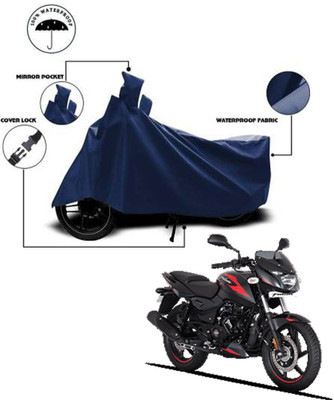 AutoGalaxy Waterproof Two Wheeler Cover for Bajaj(Pulsar 180F BS6, Blue)