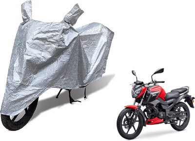 MOCKHE Waterproof Two Wheeler Cover for TVS(Raider, Silver)