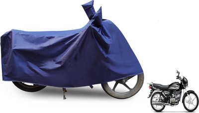 MOCKHE Two Wheeler Cover for Hero(Splendor Plus, Blue)