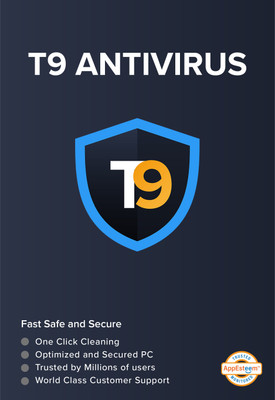 systweak T9Antivirus Renewal 5 PC 1 Year Anti-virus Compatible with Windows (Email Delivery - No CD)(Standard Edition)