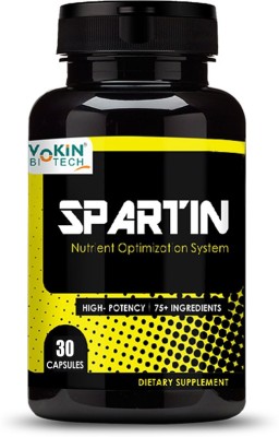 Vokin Biotech Spartin Testosterone Booster With Tribulus Terrestris(30 Capsules)