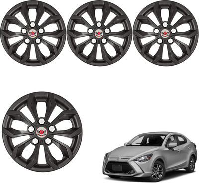 CuboDePlato Wc_visnBlk_15In_Yaris_2018 Wheel Cover For Toyota Yaris G(15.0 inch)