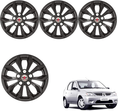 CuboDePlato Wc_visnBlk_14In_Logan Wheel Cover For Mahindra Logan(14.0 inch)