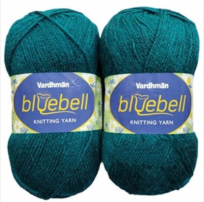 JEFFY Vardhman Bluebell Hand Knitting Wool & Art Craft Yarn, Shade -40, 600gm