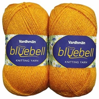 KYSS Vardhman Bluebell Wool Hand Knitting Wool/Art Craft Yarn, Shade No-68, 500 GM