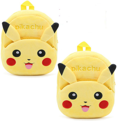 BHAVYA 2pik bags combo set Kids Scl Bag pack of 2 bags Backpacks Boys Girls (2-5 Years) Plush Bag(Multicolor, 15 inch)