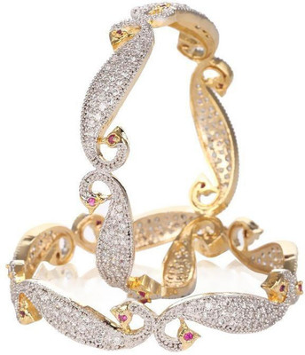 JDX Metal Bangle Set(Pack of 2)