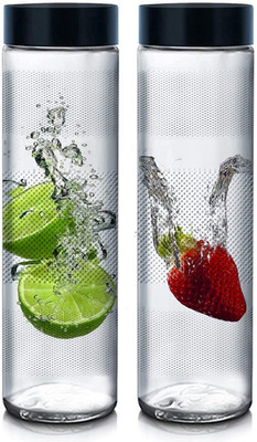 Tap2kaart 750 ml Glass Bottle(Pack of 2, Clear)