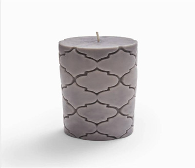 Vara Decor VD 157 Candle(Grey, Pack of 1)